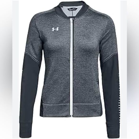 UNDER ARMOUR Women’s UA Qualifier Hybrid Warm Up Athletic Light Jacket Sz M - Picture 1 of 7